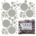 thumbnail image 2 of Confetti Circle New Bubbly (3 Sizes) Silver - Half Pound (8 oz) - CCL9820, 2 of 8