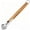 Natural Wood, variant on Rosaver Grill Scraper with Adjustable Blade, 13-Notch Bristle-Free Grill Cleaning Tool, Heavy Duty Stainless Steel BBQ Grill Grate Cleaner for Gas, Charcoal, Pellet & Electric Grills