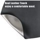 thumbnail image 4 of Paquete de 2 posavasos de mantel de cuero PU, mesa de comedor impermeable antideslizante tapete de mesa (negro) TUNC Sencillez, 4 of 5