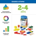 thumbnail image 3 of Learning Resources Bloques de Madera con Patrones, Geometria para Ni&ntilde;os, Desarrolla Habilidades de Conteo y Reconocimiento de Formas, Set de 250 piezas, Edades 3+ Learning Resources NA, 3 of 6