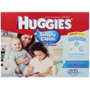 Huggies Simply Clean Fresh Baby Wipes, 648 Count