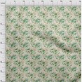 thumbnail image 4 of oneOone Cotton Poplin Green Fabric Abstract Floral Craft Projects Decor Fabric Printed By The Yard 56 Inch Wide, 4 of 5