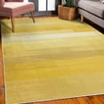 thumbnail image 3 of Palette Decorative Rug, Abstract Vortex Swirls and Shapes Pattern Vibrant Pastel Color Gradients, Quality Carpet for Bedroom Dorm and Living Room, 6 Sizes, Mustard White, by Ambesonne, 3 of 4