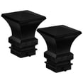 thumbnail image 1 of SHISUYAN 2 Pcs Embouts de Support de Tringle à Rideaux Support de Poteau de Rideau Embouts de Tringle à Draperies Capuchon de Tête Embouts, 1 of 9