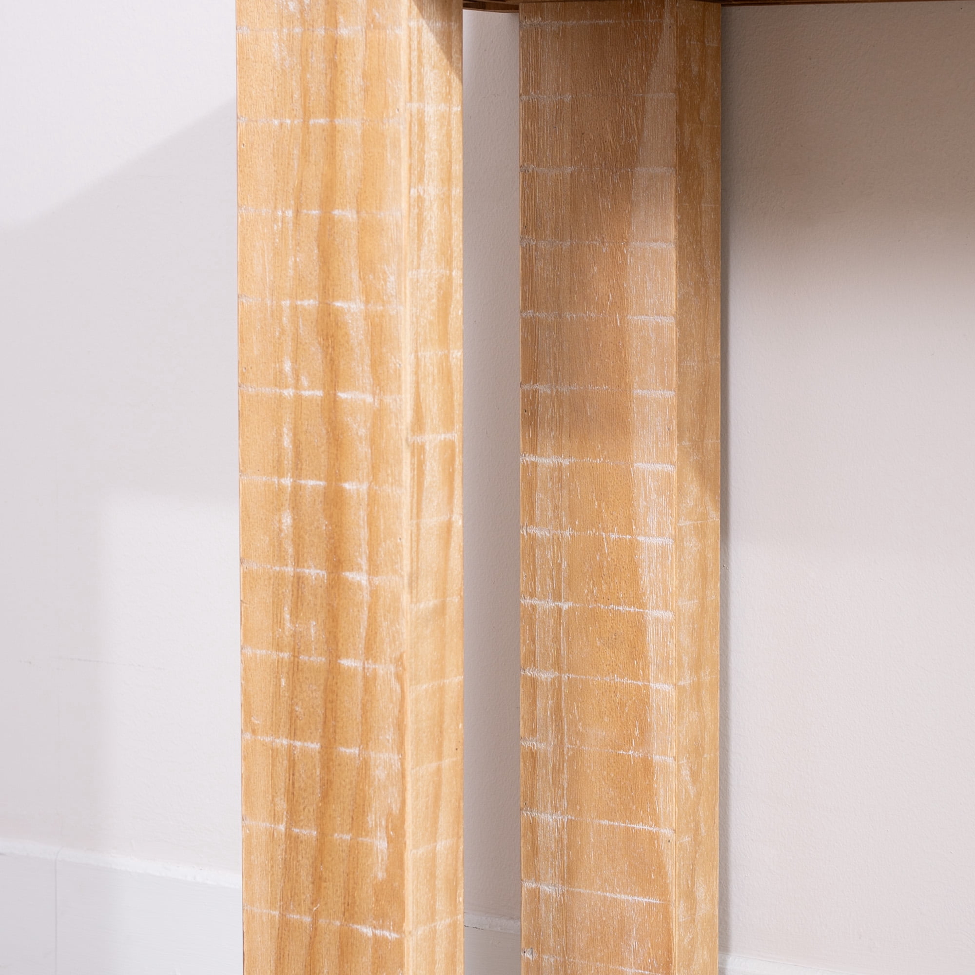 MDQMD 77.2'' Wood Console Table for Entrywya,Minimalist Sofa Table with Natural Wood Finish for Living Room,Hallwa