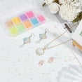thumbnail image 5 of 1 Set 120G 10 Colors Luminous Frosted Glass Beads Glow in the Dark Round No Hole Mixed Color 1.5~3mm 12g/color, 5 of 6