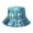 X2 Blue, variant on Ticikt Metallic Bucket Hat for Women & Men - Cute Bucket Hats - Festival Hat Adjustable Rave Accessories,Color:White