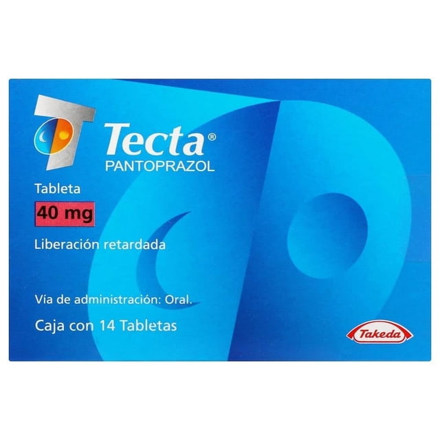 Tecta Pantoprazol 40 mg liberación retardada 14 tabletas