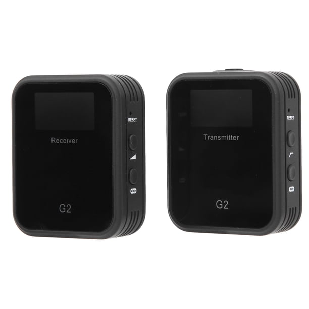 Sistema De Micrófono Lavalier Inalámbrico 2.4G, Pantalla TFT G2 A1 Sistema De Micrófono Lavalier Inalámbrico Con Bolsa De Almacenamiento Para Cámara DSLR Para Videocámara Cergrey G2 A1 Lavalier Microphone System for Recorder
