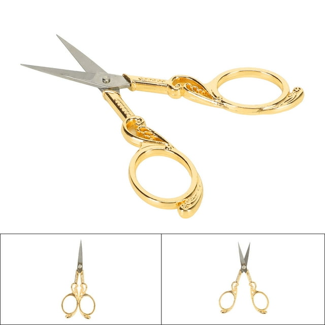 Scissors Retro Style Multifunctional High Hardness Stainless Steel Vintage Scissors Craft Scissors For Embroidery