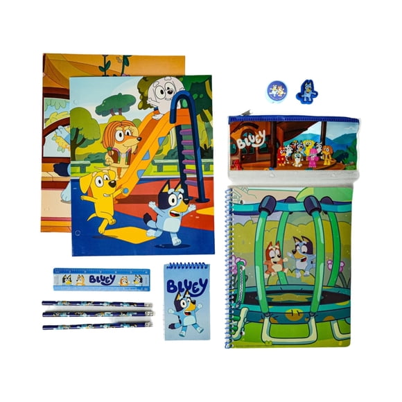 Set de papelería Innovative Designs Bluey de 11 piezas para el regreso a clases