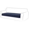 thumbnail image 1 of Housse de Coussin Extensible Housse de Coussin de Canapé Protecteur de Meubles Housse de Siège de Canapé pour Canapé 1 Pce Housses de Coussin pour Canapé, Bleu Marine, 1 of 7