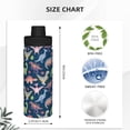 thumbnail image 3 of Cauagu Dinosaur Print 18oz Vacuum Insulated Stainless Steel Water Bottle,Coffee Travel Mug Spill Proof with Lid,Thermos Cup for Keep Hot/Ice Water Drinks, 3 of 7