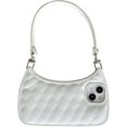 thumbnail image 1 of Funda compatible con iPhone 12/12 Pro, bonita funda 3D con correa para la mano, diseño único y divertido de rombos de silicona TPU, a prueba de golpes, para mujeres y niñas, para iPhone 12/12 Pro., 1 of 8