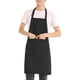thumbnail image 1 of Delantal de trabajo de servicio, delantal de camarero de cafetería negro unisex Delantal de trabajo de camarero Características de vanguardia, 1 of 8