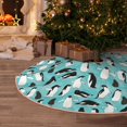 thumbnail image 5 of Rateoe Penguins Pattern Christmas Tree Skirt with Ties, Christmas Tree Decorations, Farmhouse Christmas Decor Xmas Holiday Decorations-, 5 of 6