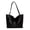Black, variant on KXF Soft PU Leather Tote Bag for Women Large Work Tote Handbag Top Handle Satchel Purse Weekender Bag Casual Shoulder Bags for Travel Beach Gym