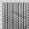 thumbnail image 3 of oneOone Cotton Silk Black Fabric Vertical Chevron Dress Material Fabric Print Fabric By The Yard 42 Inch Wide, 3 of 4
