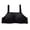Black, variant on CFLVAEK Women's Plus Size Bras No Underwire Full Coverage Bra Breathable Push Up Bralette Comfy Adujustable Everyday Bras Black L