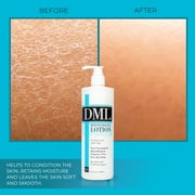 DML Moisturizing Lotion - 16 Oz Pump Bottle, Unscented Skin Care for Women and Men