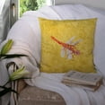 thumbnail image 3 of Carolines Treasures 8866PW1414 Dragonfly on Yellow   Canvas Fabric Decorative Pillow 14Hx14W multicolor, 3 of 4