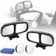 thumbnail image 1 of Wide Angle Safety Mirrors for Vehicles, 2 Pack Car and Truck Blind Spot Auxiliary Side Mirrors with Small Spot Reflectors, 1 of 5