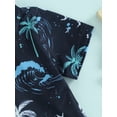 thumbnail image 6 of Bagilaanoe Toddler Baby Boys One-Piece Swimsuit Print Short Sleeve Zipper Rashguard Swimwear 3M 6M 12M 2T 3T Kids Summer Bathing Suit, 6 of 8