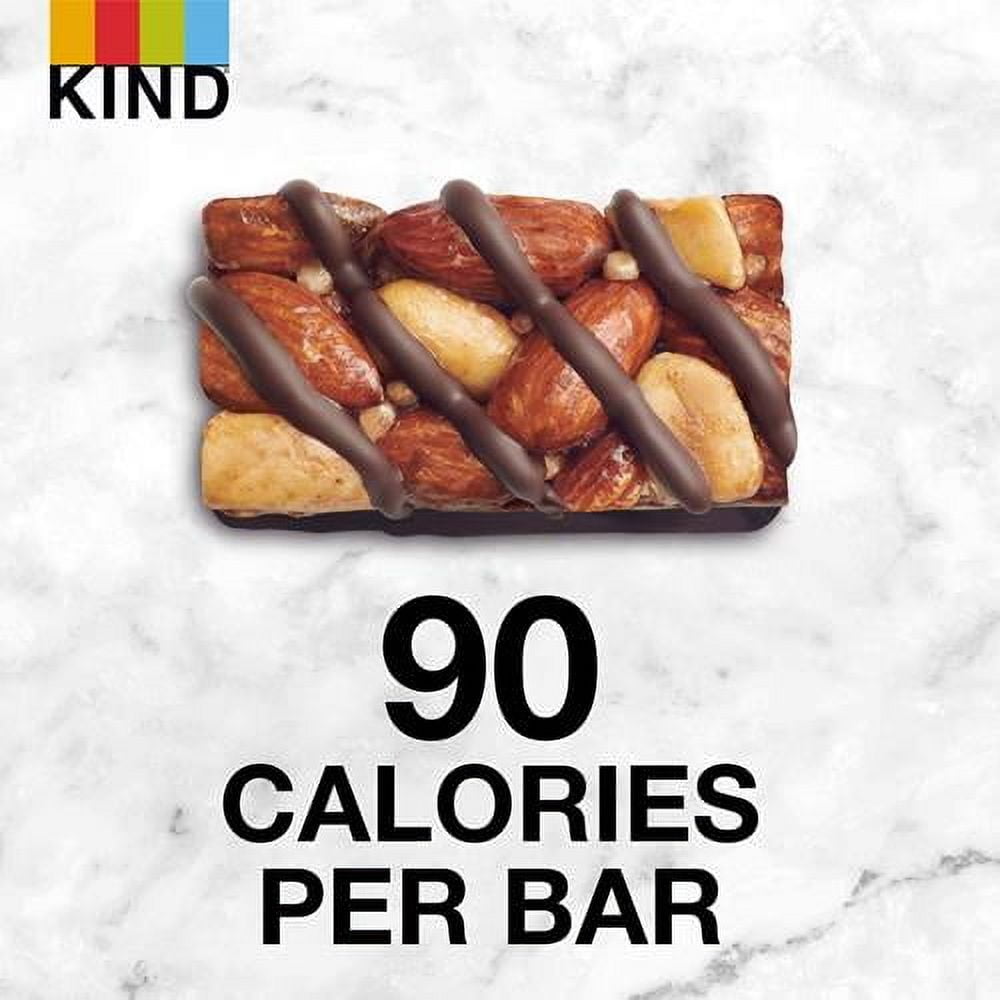 Kind Minis, Dark Chocolate Nuts & Sea Salt, Healthy Snacks, Gluten Free, Low Calorie Snacks, Low Sugar, 10 Count - Pack of 2