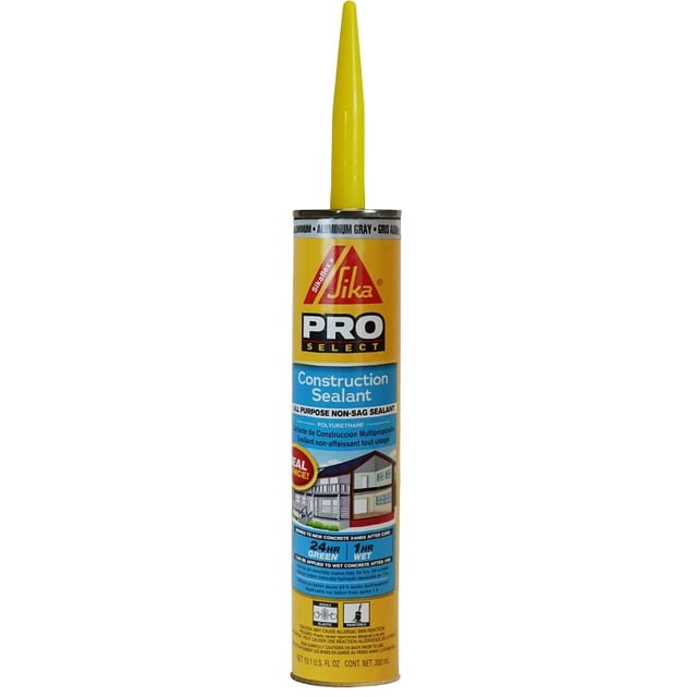 Sellador SIKA Sikaflex, aluminio gris, paquete de 12 x 300 ml