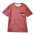 thumbnail image 4 of CAIXAI Maternity Shirts For Women Irregular Tie Dye Hem Tee Shirt Casual Short Sleeve Crew Neck Basic Nursed T Shirt Top Breastfeeding, 4 of 4