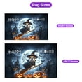 thumbnail image 5 of Happy Halloween Bulldog Witch Pumpkins Bats Indoor Rug Dog Lover Gifts Idea Carpet Living Bed Room Sofa Home Decor - 13012, 5 of 5
