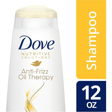 Dove Nutritive Solutions Anti-Frizz Oil Therapy Shampoo, 12 fl. oz. Bottle