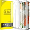 thumbnail image 1 of JZWAL-Screen Protector for Google Pixel 10 Pro XL/Pixel 9 Pro XL, Tempered Glass Film with Easy Installation Tool, Fingerprint Compatible, HD Clear, 3-Pack, 1 of 4