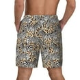 thumbnail image 4 of Balery Zebra Mens Swim Trunks Swim Shorts for Men Quick Dry Inseam Beach Shorts with Compression Liner Pocket-, 4 of 9