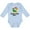 AE-Light Blue, variant on Inktastic Siesta Key Florida Summer Vacation Girls Long Sleeve Baby Bodysuit