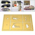 thumbnail image 5 of 2x Kits de Pintura para Modelos Plantilla de Estarcido Placa de Pintura Regalo de Hobby Macarena plantilla de pintura, 5 of 5