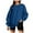 Navy, variant on Sweatshirt Women Fall Relaxed Fit Crewneck Long-sleeved Bell Drop Shoulder with Pocket Plain Leisure Cotton Pullovers(Light Gray,XXL)
