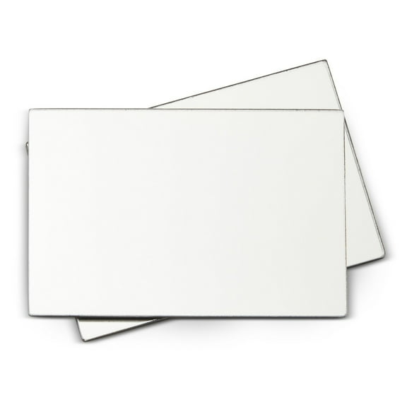 Juvale Locker Mirror Magnetic - 4 x 6 in, Silver Acrylic, Rectangular, Set of 2 - Magnetic Mirror for Locker Accessories & Office Use - Shatterproof & Rounded Corners for School & Office