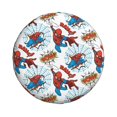 thumbnail image 2 of Cute Cartoon Spider Man Spare Tire Cover Wheel Protectors For Trailer Rv Suv Truck Camper Travel Fits For Tire Diameter 16 Inch, 2 of 7