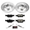 thumbnail image 3 of PowerStop Front Z23 Evolution Sport Carbon-Fiber Ceramic Brake Pad and Drilled & Slotted Rotor Kit Fits: BMW Select Models K868, 3 of 10