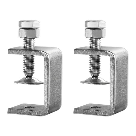 

Ymam.Light 2 Pcs Heavy Duty C Tiger Clamp Stainless Steel Metal C Clamps with Screws Welding Building Household Clamp Tools with Wide Jaw Openings