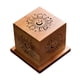 thumbnail image 3 of Caja de madera para quemador de incienso, colección de estuches para incienso, porta incienso artesanal Patrón de luna y estrella, 3 of 9