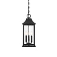 thumbnail image 3 of Elegant Lighting Shepard 8 X 20.5" Outdoor Pendant In Black, 3 of 9