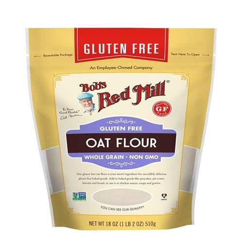 Bobs Red Mill Gluten Free Oat Flour, 18 Oz - Pack of 2
