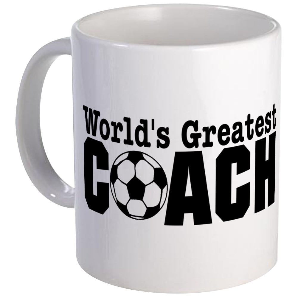 CafePress World's Greatest Soccer Coach Mug Unique Coffee Mug, Coffee Cup CafePress