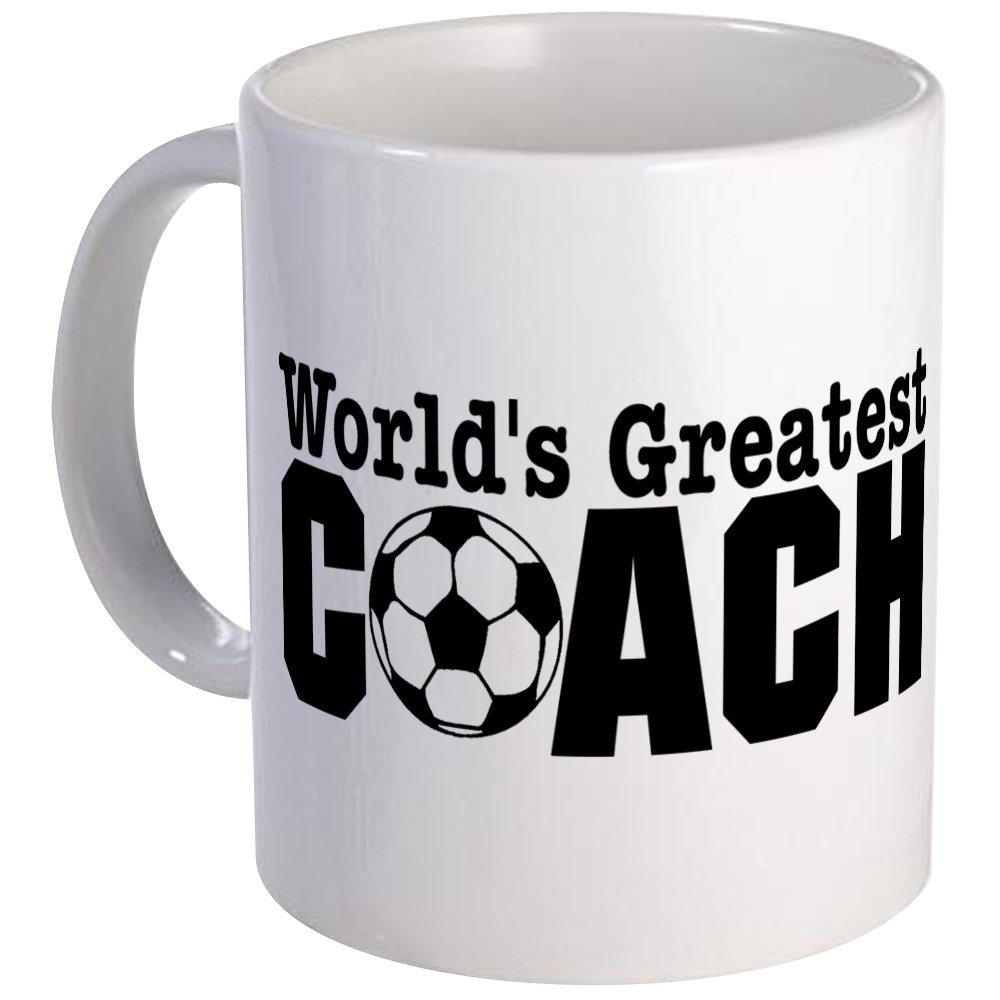 CafePress World's Greatest Soccer Coach Mug Unique Coffee Mug