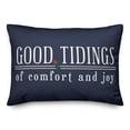 thumbnail image 2 of Creative Products Good Tidings of Comfort and Joy 14x20 Spun Poly Pillow, 2 of 3