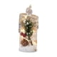 thumbnail image 2 of Velas LED navideñas | Velas electrónicas sin llama con diseño de árbol de cristal para decoración navideña | Decoración de mesa a pilas para el hogar, fiestas y repisas | Juego de 1, 2 of 6