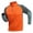 Orange, variant on Men's Running Shirt Long Sleeve Performance Quarter Zip Pullover Quick Dry Golf Workout Athletic Shirts UPF 69+