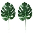 thumbnail image 1 of Cheers 2Pcs Artificial Tropical Monstera Leaves Wedding Party Home Table Decoration, 1 of 7